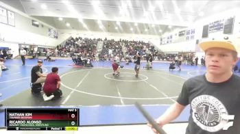 190 lbs 3rd Place Match - Nathan Kim, Thunder Beckman vs Ricardo Alonso, Downey Highschool Wrestling