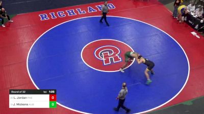 212 lbs Round Of 32 - Liam Jordan, Pine-Richland vs Jackson Mickens, Albert Gallatin