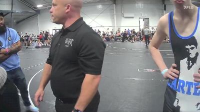 108 lbs Round 5 (6 Team) - Micah James, Backyard Bullies Wrestling Club vs Brycen Hogue, Cartel