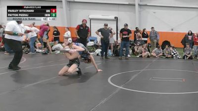 90 lbs Round 3 (6 Team) - Payton Pizzuli, Lady Warriors United Maroon vs Paisley Ritschard, Girls With Grit