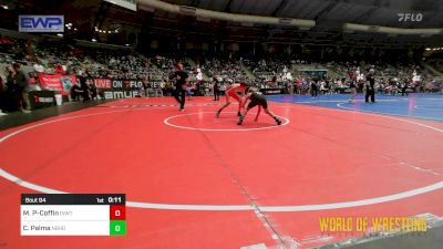 83 lbs Consi Of 8 #1 - Miro Parr-Coffin, Inland Northwest Wrestling Training Center vs Cole Palma, Neighborhood Wrestling Club