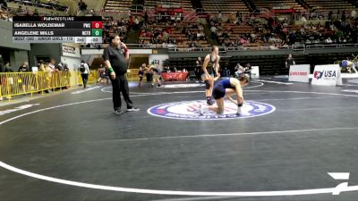 Open Women - 59 lbs Quarters - Joslyn Hoffman, Buhach Colony High School Wrestling vs Kaydence Boyd