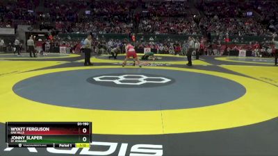 D1-190 lbs Semifinal - Jonny Slaper, St. Edward vs Wyatt Ferguson, Oak Hills