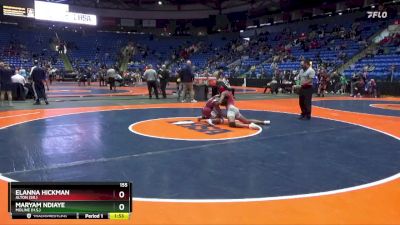 155 lbs Quarterfinal - Maryam Ndiaye, Moline (H.S.) vs Elanna Hickman, Alton (Sr.)