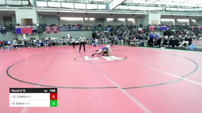 175 lbs Round Of 16 - Dante Colella, Bacon Academy vs Adam Oberc, New Milford