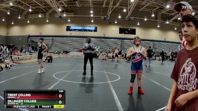 130 lbs Round 5 (8 Team) - Dillinger Collins, Reaper WC vs Brody Fleet, Kraken