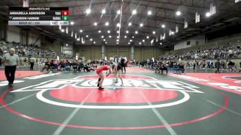 125 lbs Champ. Round 1 - Addison Hardie, Randall vs Annabella Adkisson, Yukon