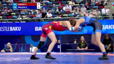 43 kg 1/8 Final - Valia Harsan, Romania vs Vafa Orujova, Azerbaijan