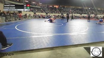 120 lbs Round Of 128 - Hayden Cason, Central Middle School vs Steven Holder, Altus JH