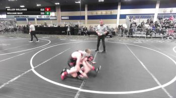 102 lbs Semifinal - Miller Williams, Black Cat WC vs William Max, Savage House WC