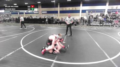 102 lbs Semifinal - Miller Williams, Black Cat WC vs William Max, Savage House WC