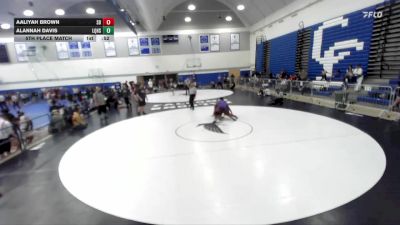 235 lbs 5th Place Match - Aaliyah Brown, SoCal Bears vs Alannah Davis, La Quinta High School