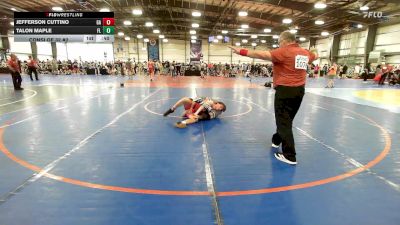 145 lbs Consi Of 32 #2 - Jefferson Cuttino, GA vs Talon Maple, FL