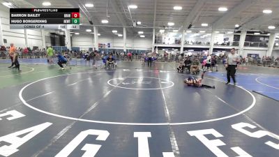 66 lbs Consi Of 4 - Barron Bailey, Grange Grappling Club vs Hugo Borgerding, Newtown