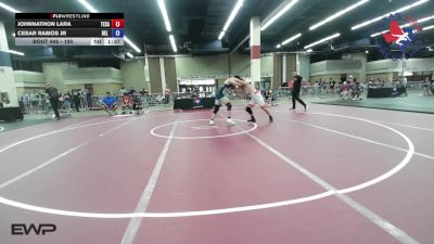 190 lbs Consi Of 4 - Johnnathon Lara, Texas vs Cesar Ramos Jr, Bel Air High School Wrestling