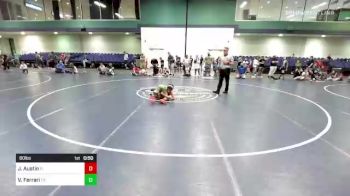 80 lbs 5th Place - Jake Austin, FL vs Vinny Ferrari, TX