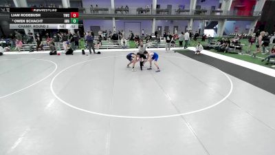 16U Boys - 106 lbs Cons. Round 2 - Jericho Burkart, Threestyle Wrestling Of Oklahoma vs Arvel Larson, WOW Wrestling Club