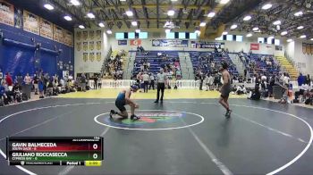 152 lbs Quarterfinals (8 Team) - Giuliano Roccasecca, Cypress Bay vs Gavin Balmeceda, South Dade