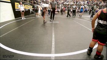 49 lbs Consi Of 8 #2 - Josiah Rosas, Piedmont vs Liliana Clitso, Darko Valley Wolfpak