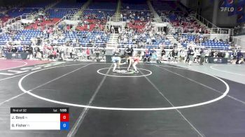 100 lbs Rnd Of 32 - Jensen Boyd, Indiana vs Gavin Fisher, Florida