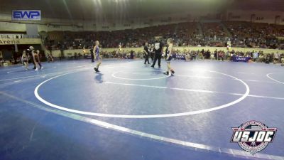 70 lbs Quarterfinal - Easton Long, Marlow Outlaws vs Avery Wagner, Choctaw Ironman Youth Wrestling