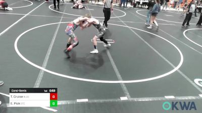 105 lbs Consolation - Tate Cruise, Black Fox Wrestling Club vs Ethan Pick, Grove Takedown Club