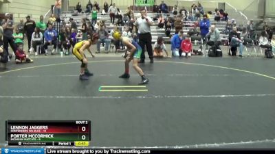 65 lbs Quarterfinals (8 Team) - Porter McCormick, Michigan Matcats vs Lennon Jaggers, Contenders WA Blue