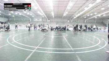 195 lbs Semifinal - Eli Knight, Quest School Of Wrestling Gold vs Mason Savidan, Team Shutt Mutts
