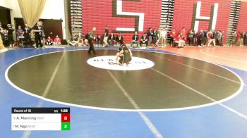 120 lbs Round Of 16 - Annah Manning, Northbridge vs Madeline Ngo, Newton North