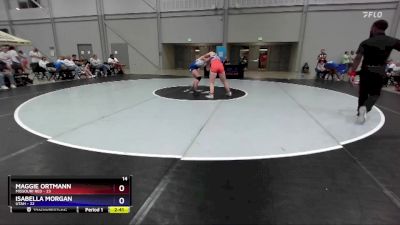 155 lbs Placement Matches (8 Team) - Maggie Ortmann, Missouri Red vs Isabella Morgan, Utah