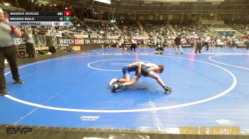 75 lbs Semifinal - Maddux Sickles, Immortal Athletics WC vs Brooks Bialo, Bad Karma