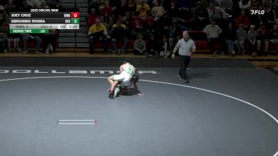 133 lbs Finals (2 Team) - Joey Cruz, Iowa vs Geronimo Rivera, Utah Valley