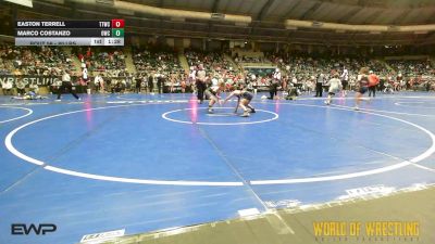 80 lbs Round Of 32 - Easton Terrell, Team Tulsa Wrestling Club vs Marco Costanzo, The Outsiders Wrestling Club