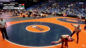 135 lbs Champ. Round 1 - Audrey Barnes, Granite City vs Quincy Onyiaorah, Lansing (Thornton Fractional South)