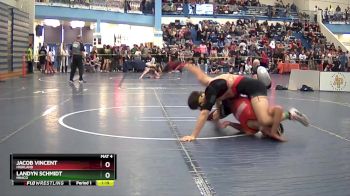 138 lbs Champ. Round 3 - Jacob Vincent, Highland vs Landyn Schmidt, Minico