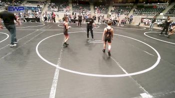 67 lbs Rr Rnd 1 - Grant Hatfield, Coweta Tiger Wrestling vs Tsu-tli Christie-Vangen, Hilldale Youth Wrestling Club