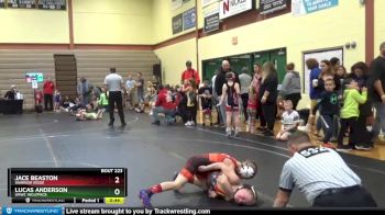 68-72 lbs Semifinal - Jace Beaston, Warrior Ridge vs Lucas Anderson, SMWC Wolfpack