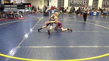 78 lbs Quarterfinal - Connor Dobson, Punxsutawney vs Connor Ibowicz, Revolution Elite