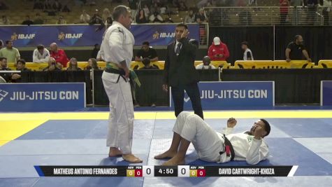 David Cartwright-Khoza vs Matheus Antonio Fernandes 2026 Pan Jiu Jitsu IBJJF Championship
