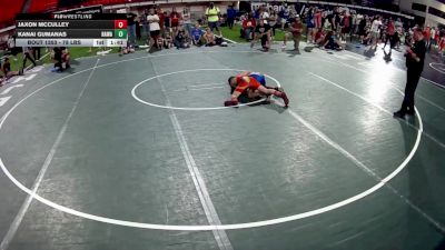 78 lbs Cons. Semis - Jaxon McCulley vs Kanai Gumanas, Hawaii