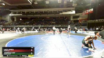 138 lbs Cons. Round 2 - Jace Lipska, Roseville vs Andreaz Hay, River Valley