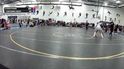 180A Champ. Round 2 - Cheyenne Cruce, Lindsey Wilson University vs Alison Evans, McKendree University