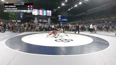 138 lbs Cons. Sub-rd Of 32 - Mac Johnson, North Carolina vs Aidan Larson, Oregon
