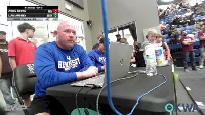 66 lbs Rr Rnd 1 - Owen Green, Perry Wrestling Academy vs Liam Aubrey, Grover Rains Wrestling Club