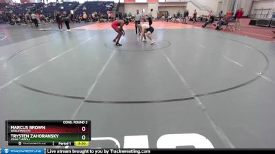 174 lbs Cons. Round 2 - Marcus Brown, Wesleyan (CT) vs Trysten Zahoransky, John Carroll