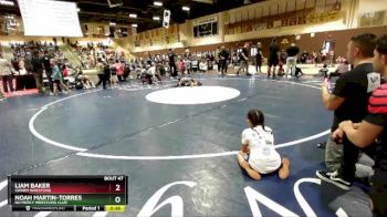 56 lbs Round 1 - Liam Baker, Swarm Wrestling vs Noah Martin-Torres, No Mercy Wrestling Club