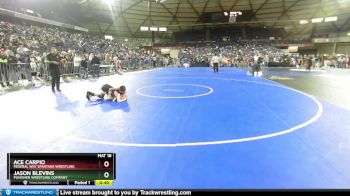67 lbs Quarterfinal - Jason Blevins, Punisher Wrestling Company vs Ace Carpio, Federal Way Spartans Wrestling