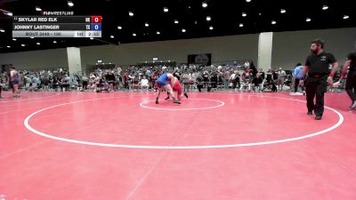 190 lbs Cons. Round 3 - Skylar Red Elk, OK vs Johnny Lastinger, TX