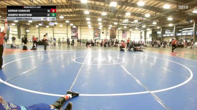 127 lbs Semifinal - Adrian Canales, VA vs Joseph Whitford, UT