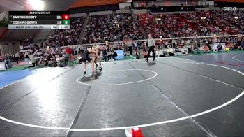 5A 132 lbs Semifinal - Saxton Scott, Idaho Falls vs Coen Roberts, Lewiston